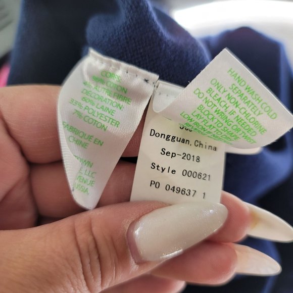 lilly pulitzer Caralynn Elephant Sweater knit buttons tassel crew neck size S - Picture 3 of 12